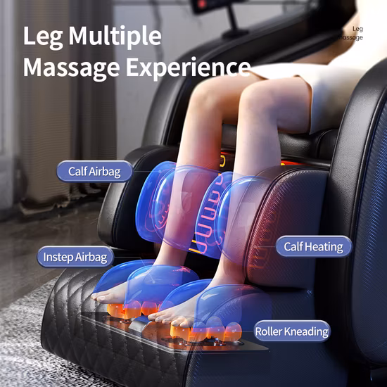 3D SL Track Luxury Recliner Price Full Body 8d Electric Zero Gravity 4D Silla de masaje para el cuerpo
